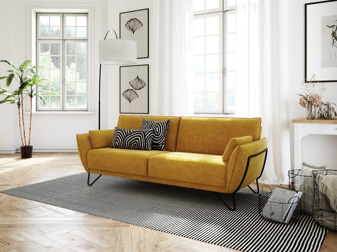 Canapé  places en tissu MONTEGO de Meubles COT - Home Design à